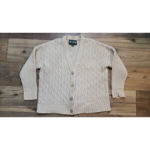 American Eagle Cardigan Womens XS Cable Knit‎ Wool Blend Oversized Sweater